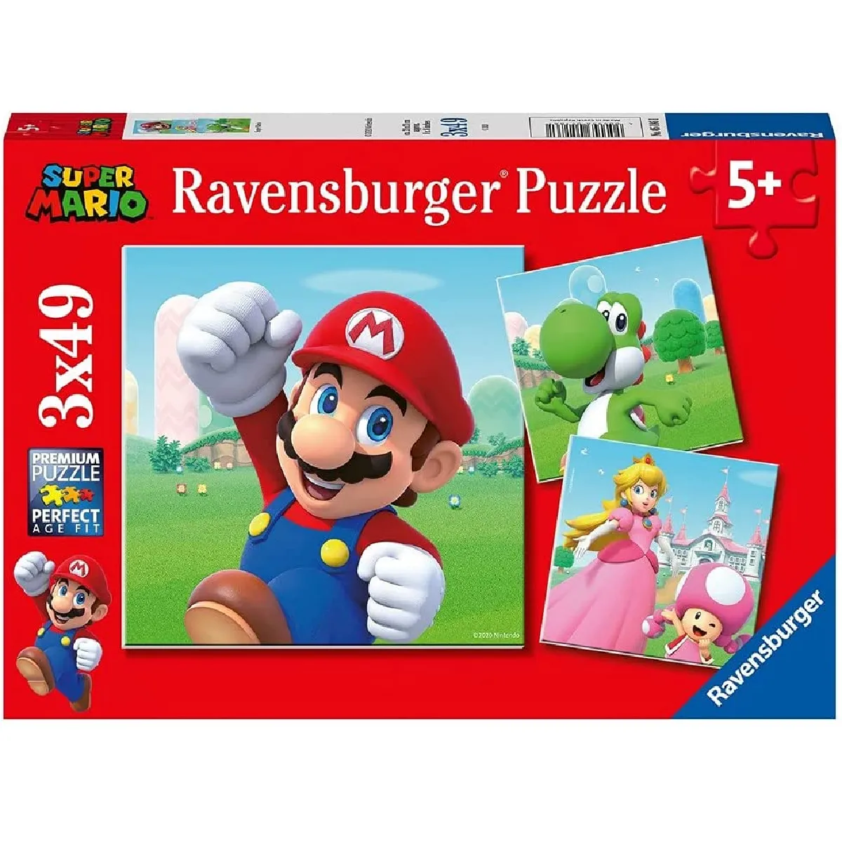 Ravensburger Puzzle Super Mario 3x49 pièces