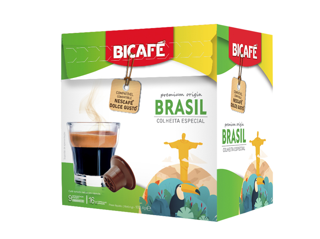 CAFÉ C/ CAFEINA SIST DG BICAFÉ BRASIL 16 UN.