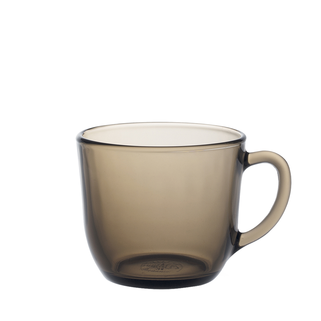 Lys - Tasse en verre sépia 22 cl (Lot de 6)