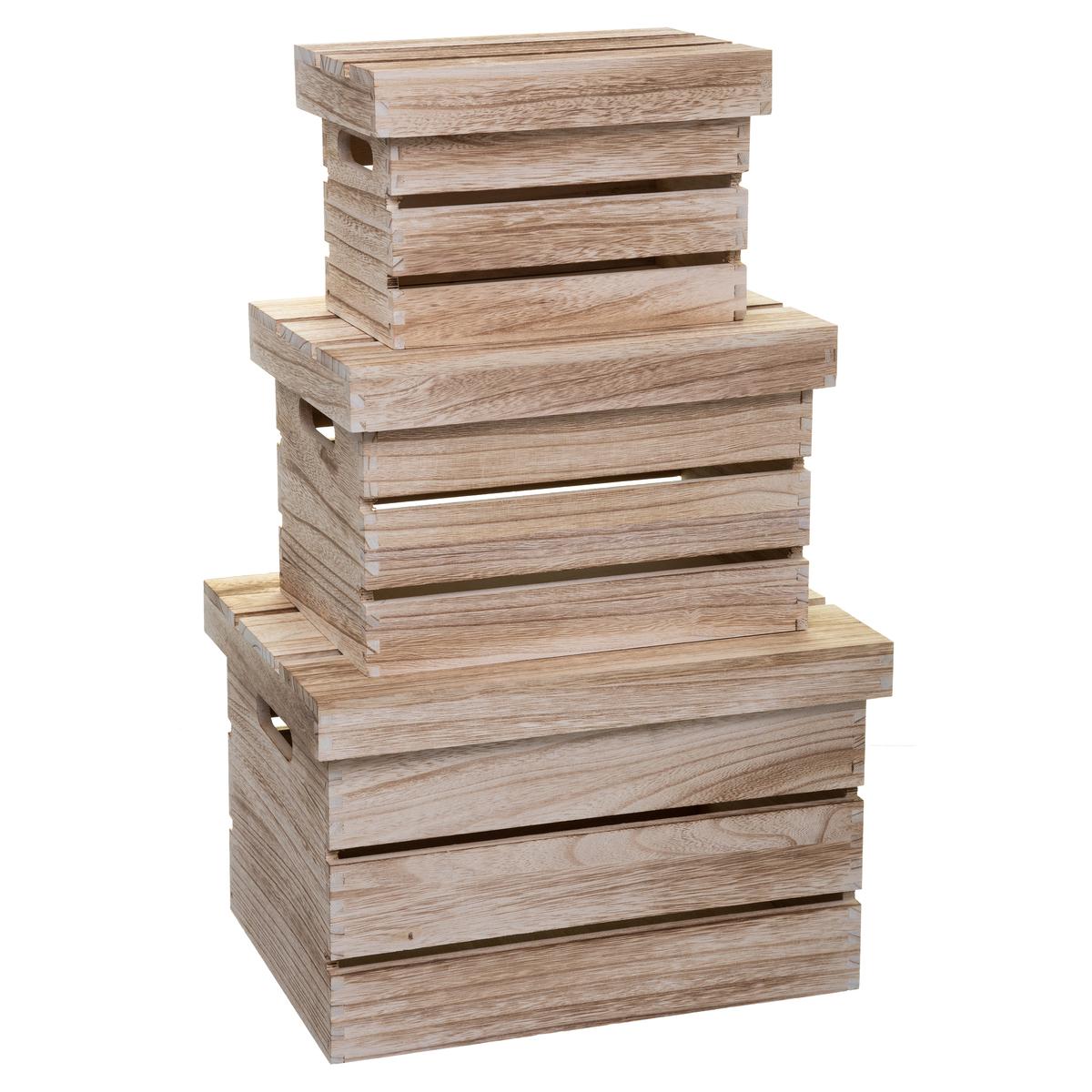BOITE CAGETTE BOIS D.38X28X24CM