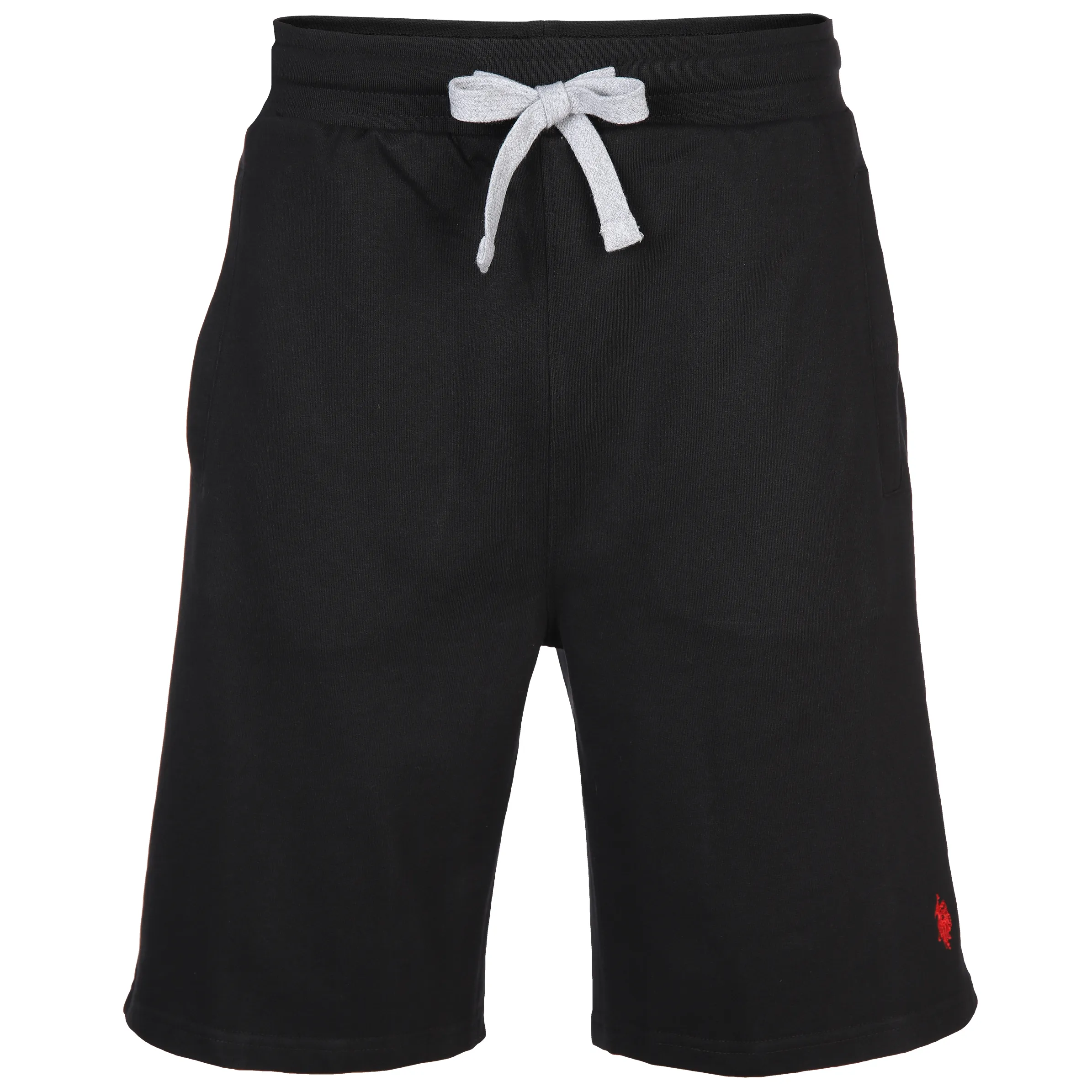 Herren Sweatshorts mit kleiner Stickerei