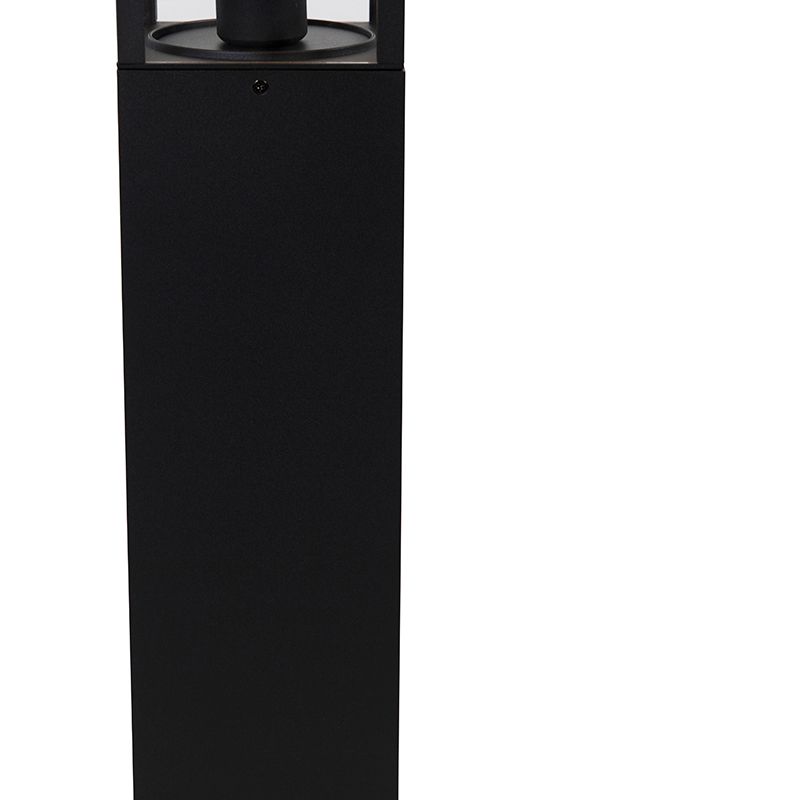Industriële staande buitenlamp zwart 80 cm IP44 - Charlois