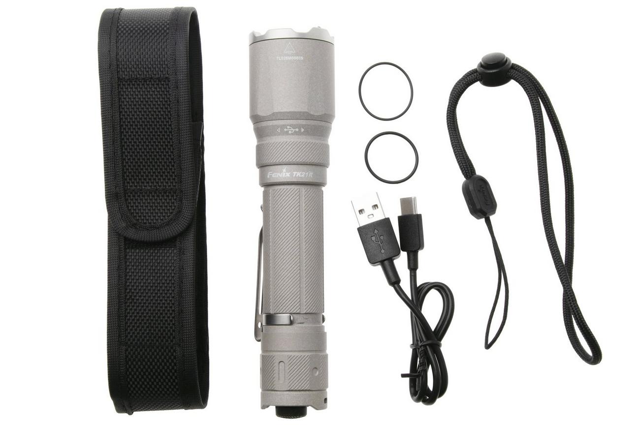 Fenix TK21R, Grey, tactische zaklamp, 3600 lumen