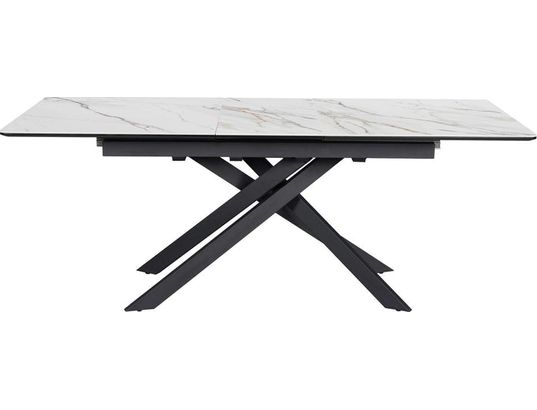 CONCEPT1 - Table Palerma 160/200 x 89,5 x 76 cm blanc