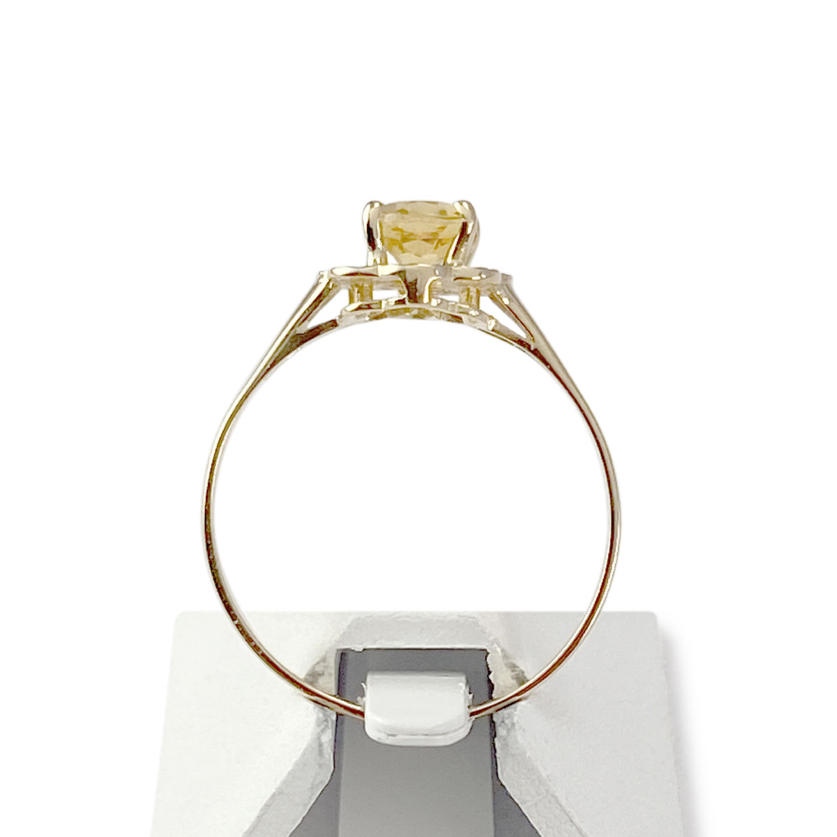 Bague d'occasion or 750 jaune citrine