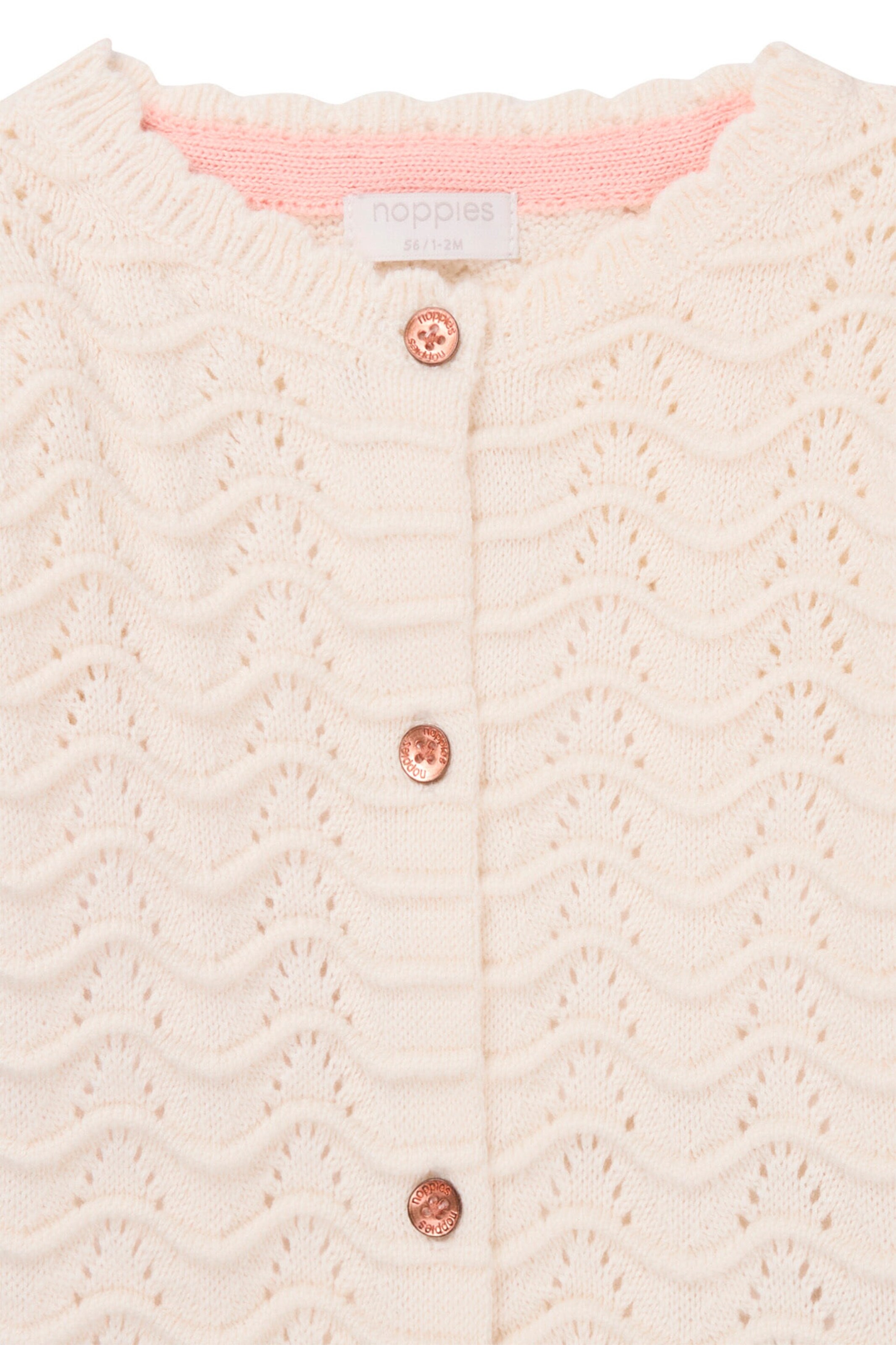 Noppies Baby Strickjacke Merritt Whisper White