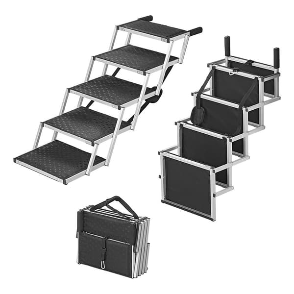 Hundetrapper aluminium sammenleggbar