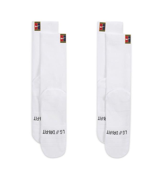Nike Court Multiplier Cushioned Crew Tennissokken 2p