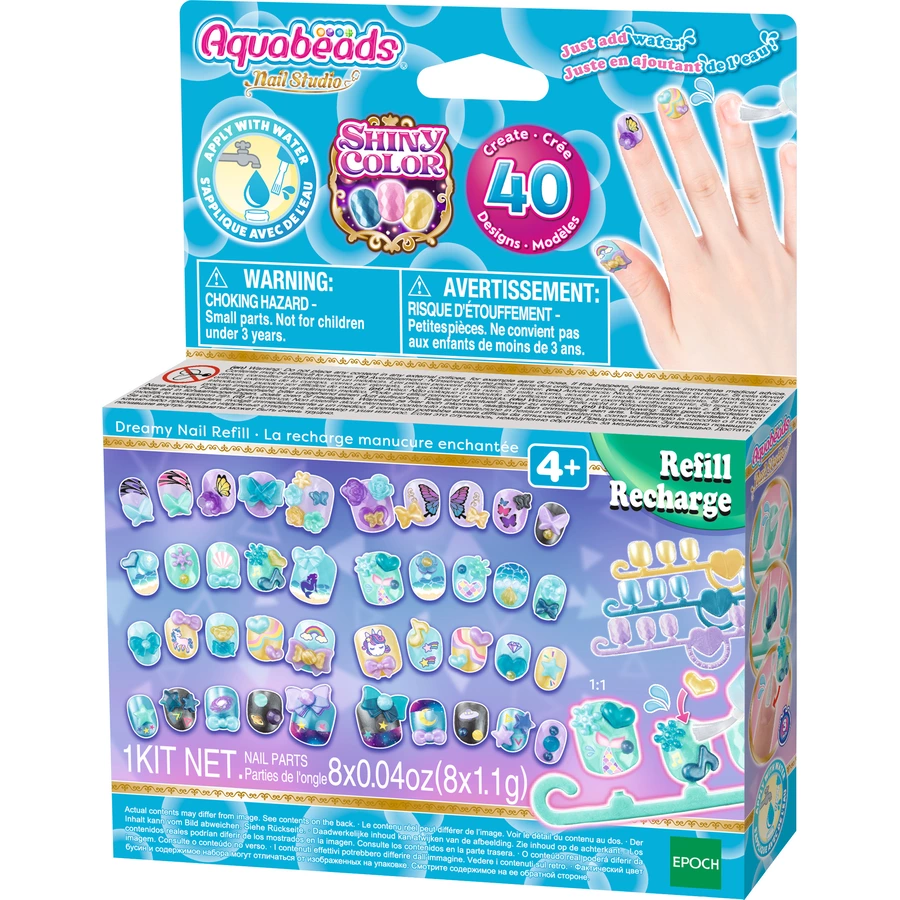 Aquabeads® Fingernägel Nachfüllset Blau-Grün