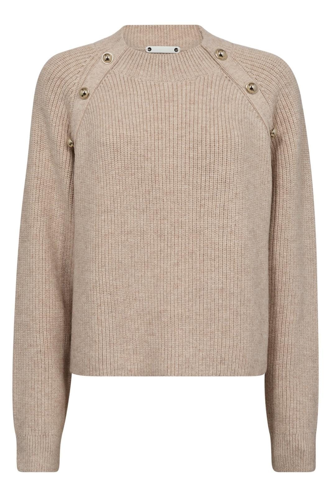 Co´Couture Rowcc Officer Rib Knit 32136 11 off white
