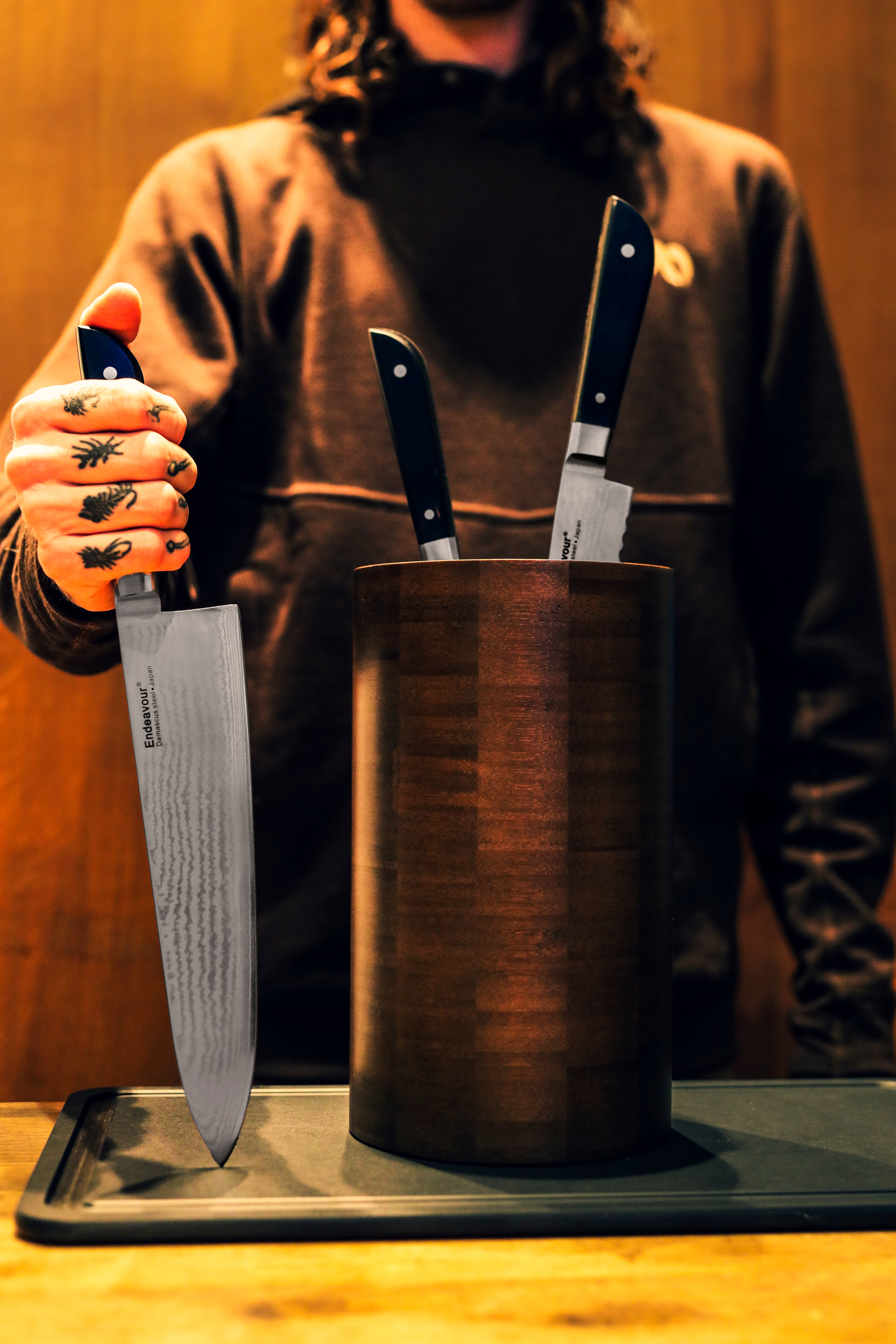 Endeavour  Knivholder - Brown