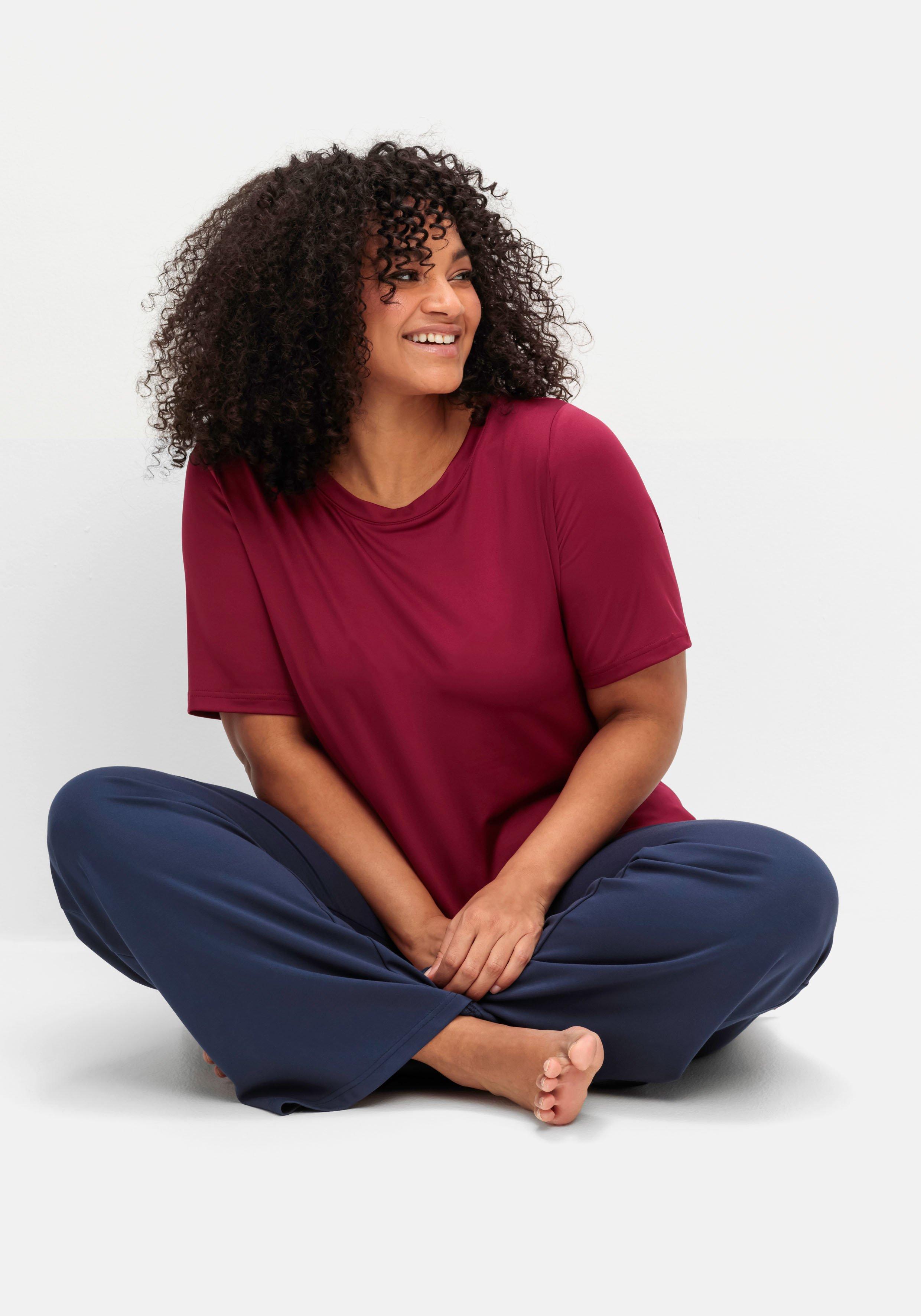 Sporthose aus Funktionsmaterial, mit Gummibund