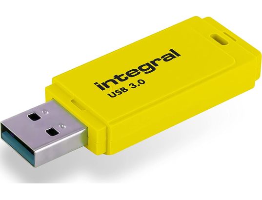 INTEGRAL - Clé USB NEON JAUNE 64 GO