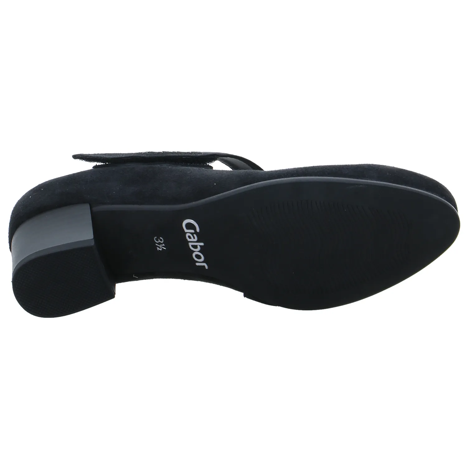 GABOR Comfort-Pumps Schwarz Leder  mit Wechselfussbett