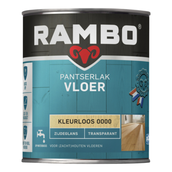 Rambo Pantserlak vloer zijdeglans transparant kleurloos 750 ml