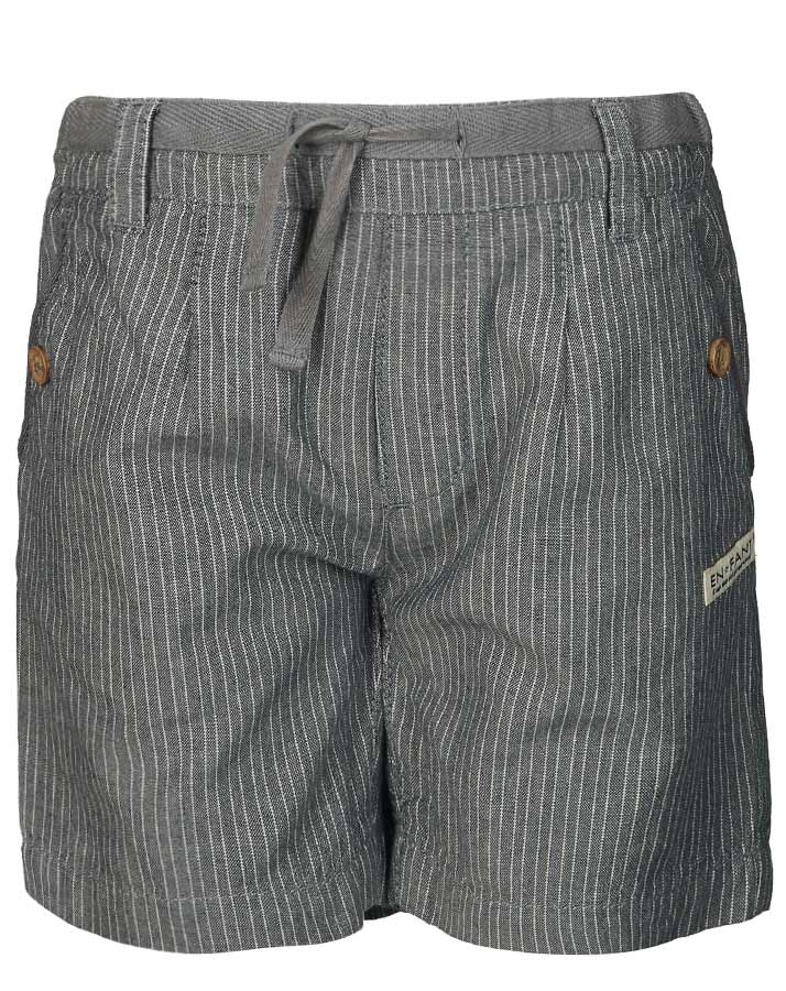 Shorts NADELSTREIFEN in blaugrau