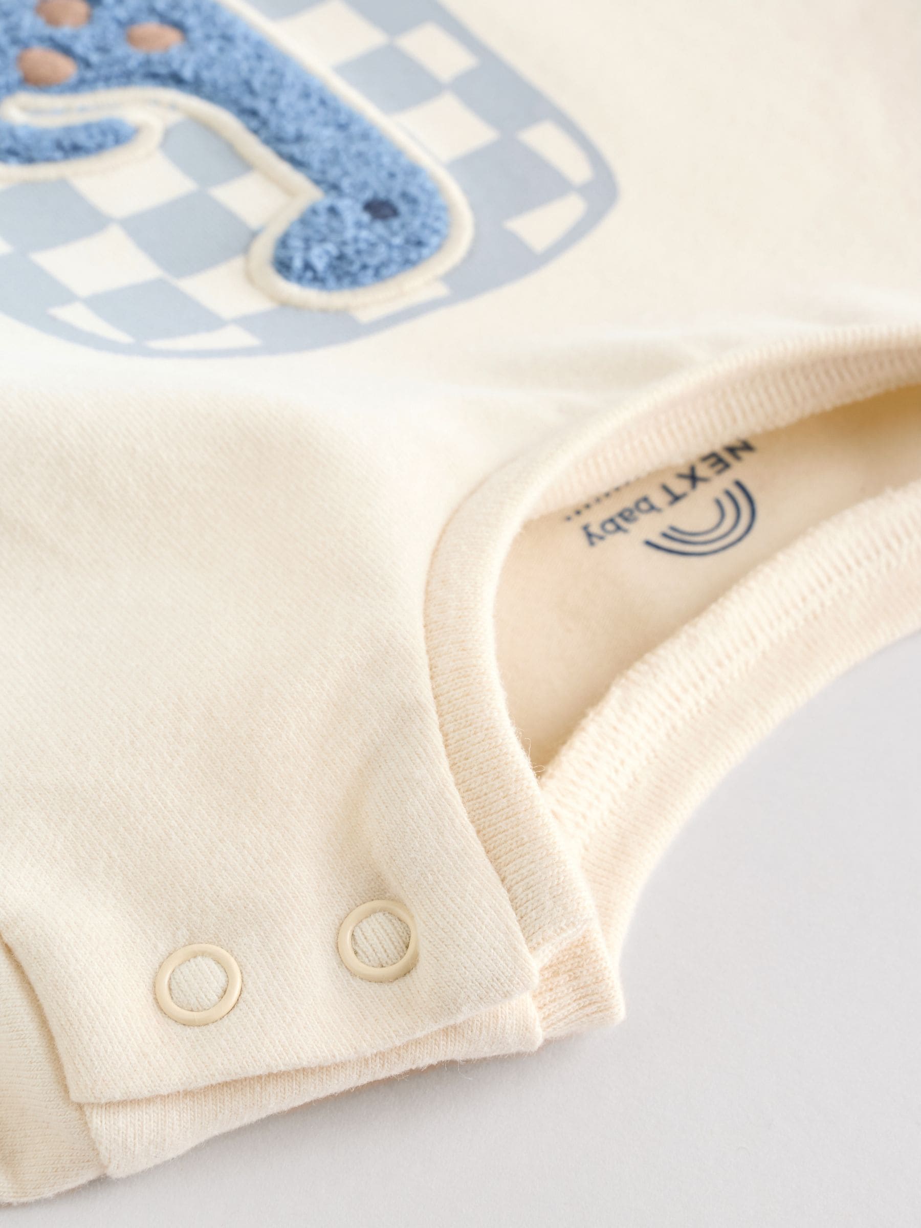 Blauw met dinosaurus - Top en Leggings 2 -delige Babyset (0mnd-3jr)