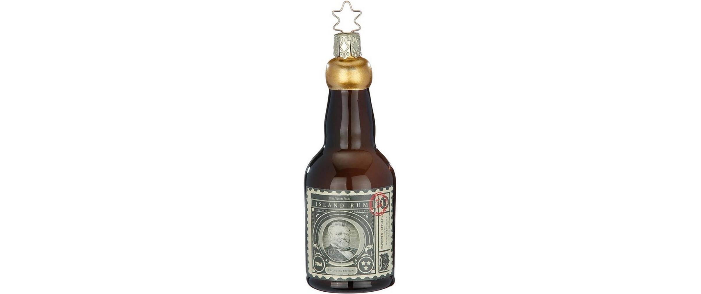 Weihnachtsschmuck Eierlikör 14 cm, BraunWeihnachtsdeko