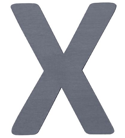 Sebra Holz Buchstaben - X - Grau