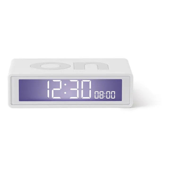 Lexon Réveil Flip+ Travel | Blanc
