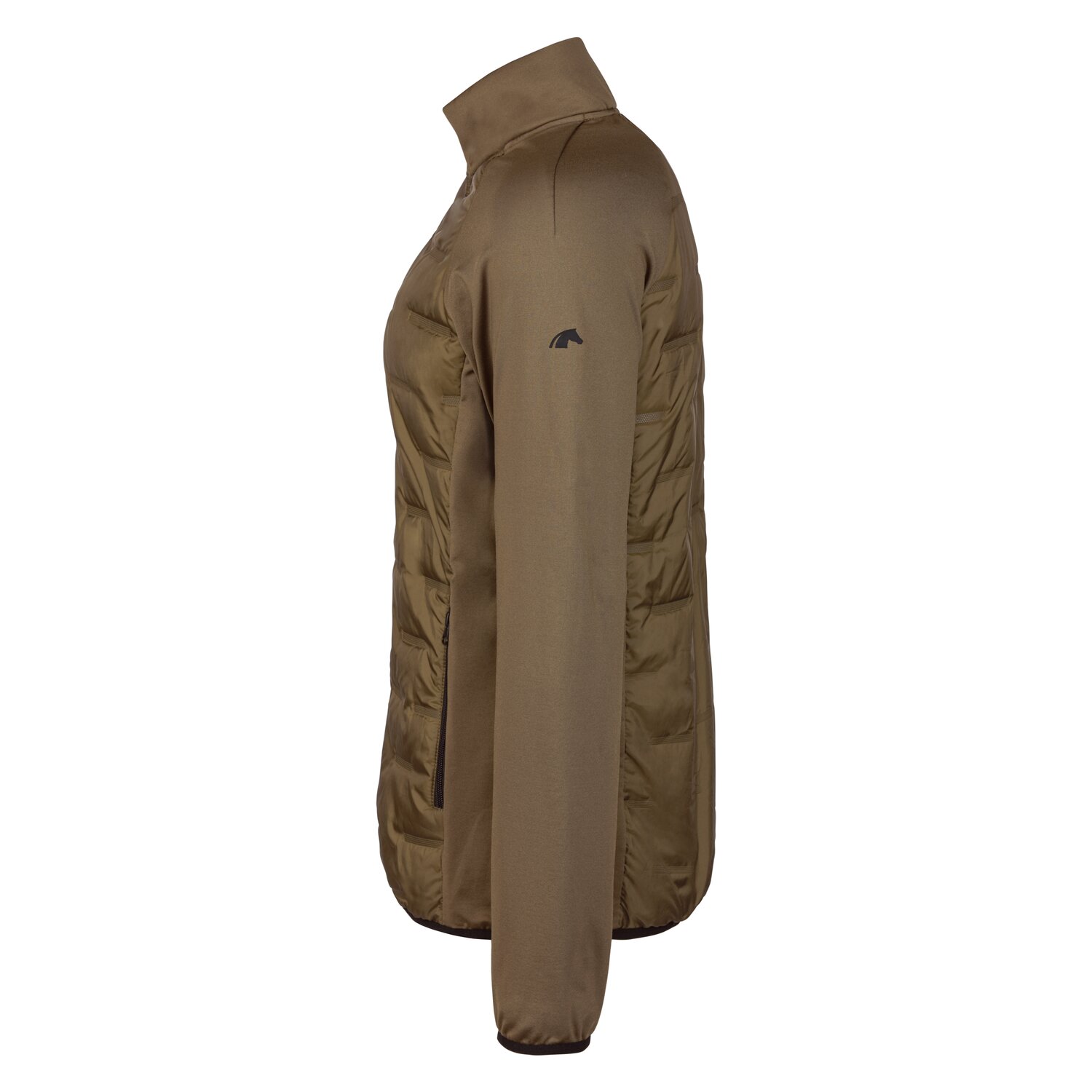 black forest Materialmix-Steppjacke - olive