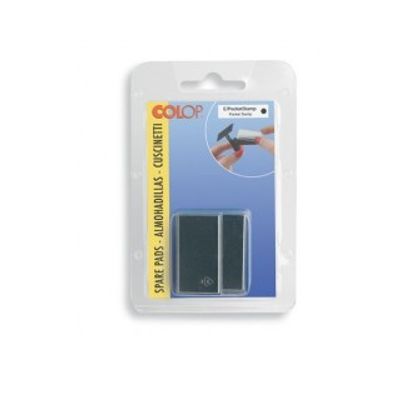 Colop - 2 Encriers recharges pour tampon de poche Pocket Stamp 30 - noir