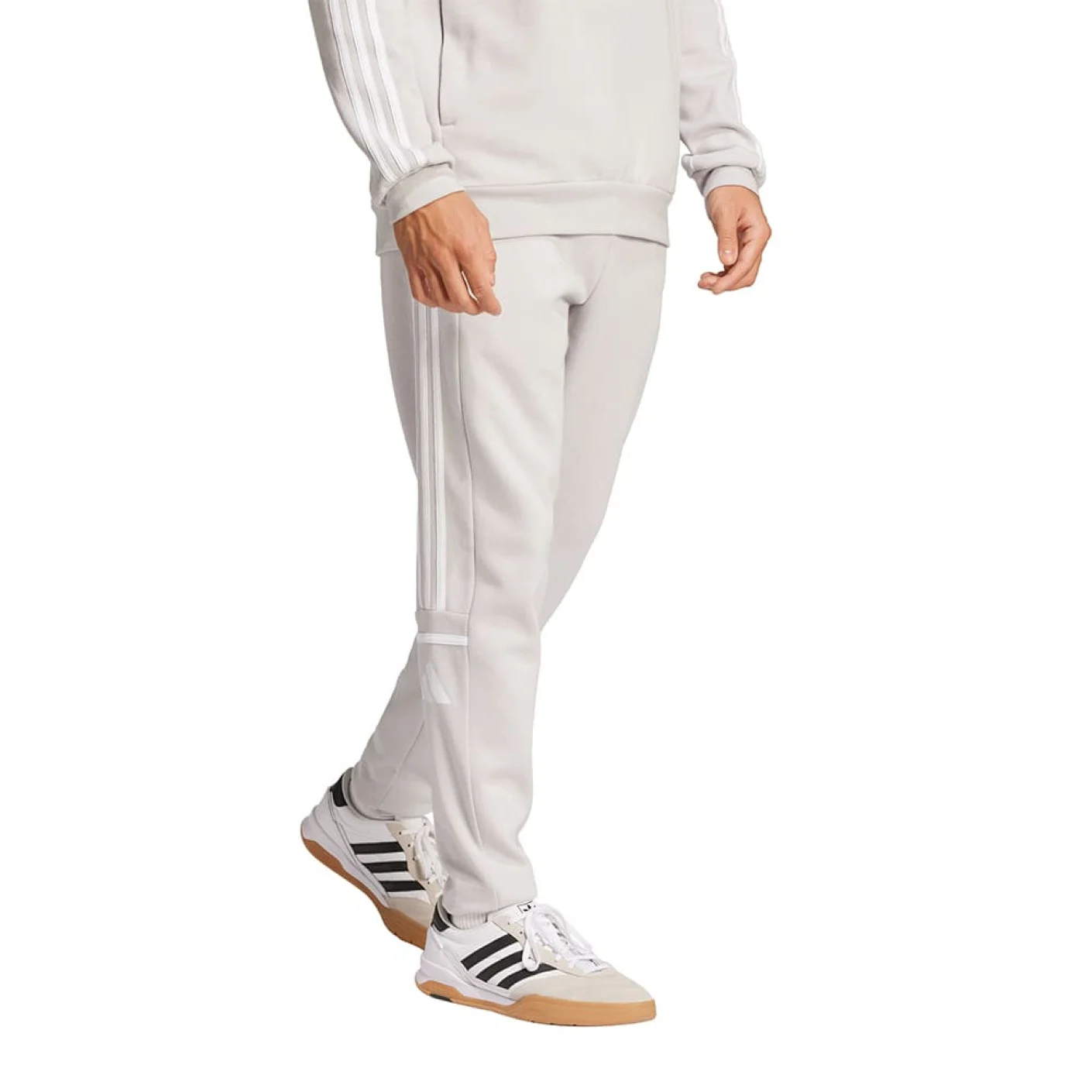 adidas Squadra 25 Sweat Hooded Trainingspak Lichtgrijs Wit