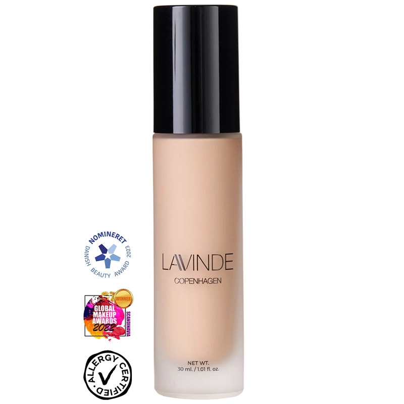 Lavinde Copenhagen NATURAL GLOW Liquid Foundation 30 ml - No. 201 Cool Ivory