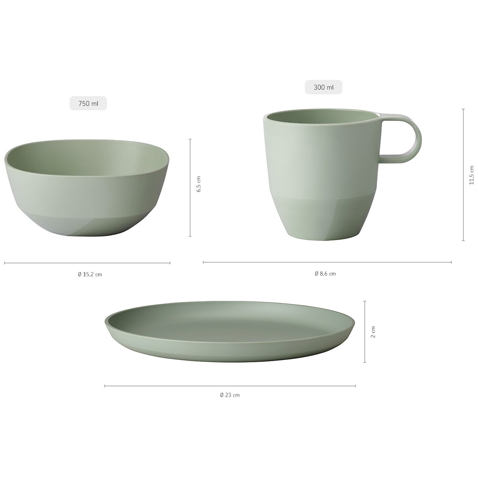 Mepal Frühstücks-Set Silueta 12er Set