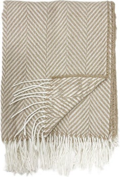 Dutch Decor plaid Josefien beige 140 x 180 cm