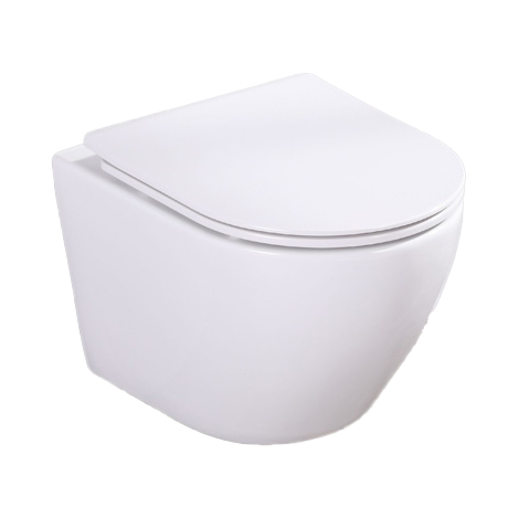 Geberit UP100 toiletset met Saniclear Itsie witte toiletpot randloos met softclose zitting