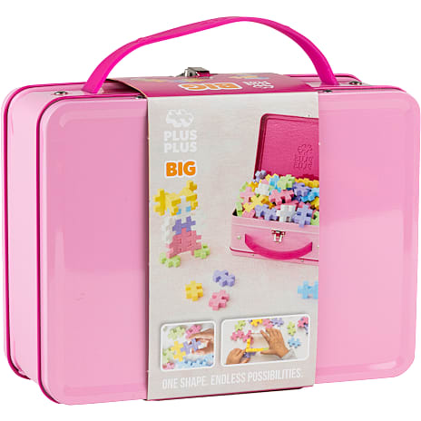 Plus Plus Big Metalkuffert Pastel - 70 dele