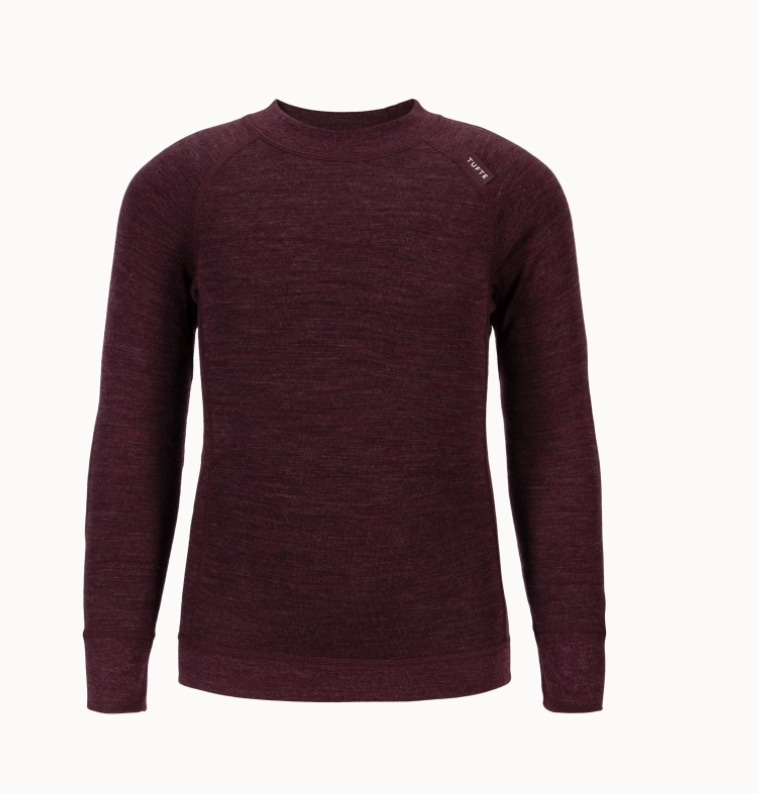 Tufte Bambull Crew Neck, barn<br>Bestselger! Mykt, varmt og helt kløfritt!