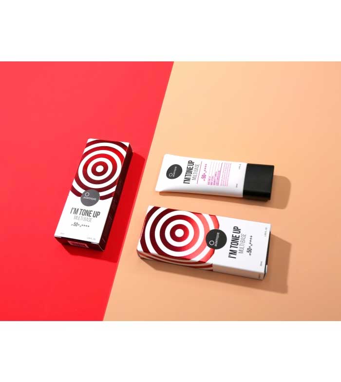 Suntique - Protetor solar e primer de maquiagem I'm Tone Up Multi Base - SPF50 +