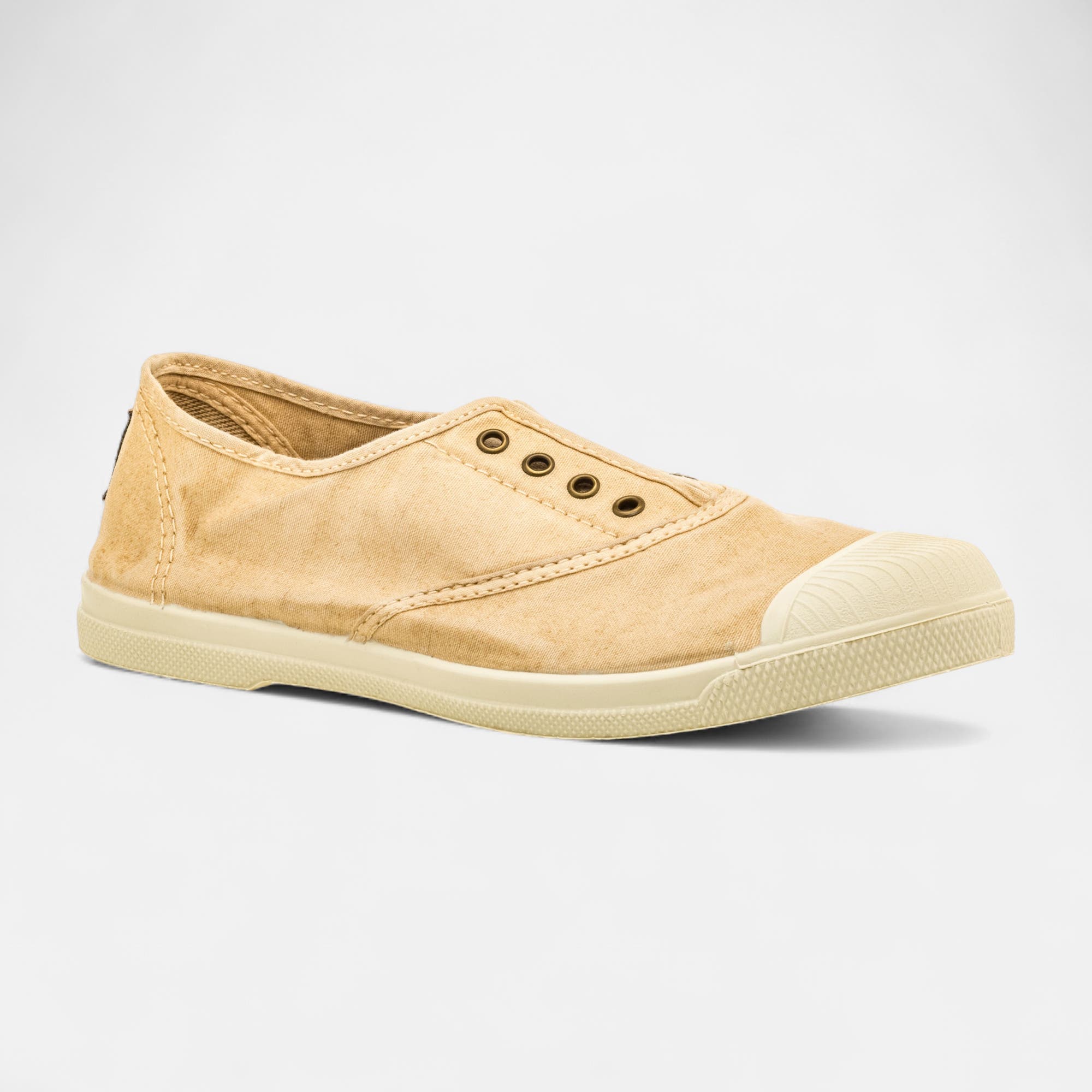 Baskets en toile Femme beige