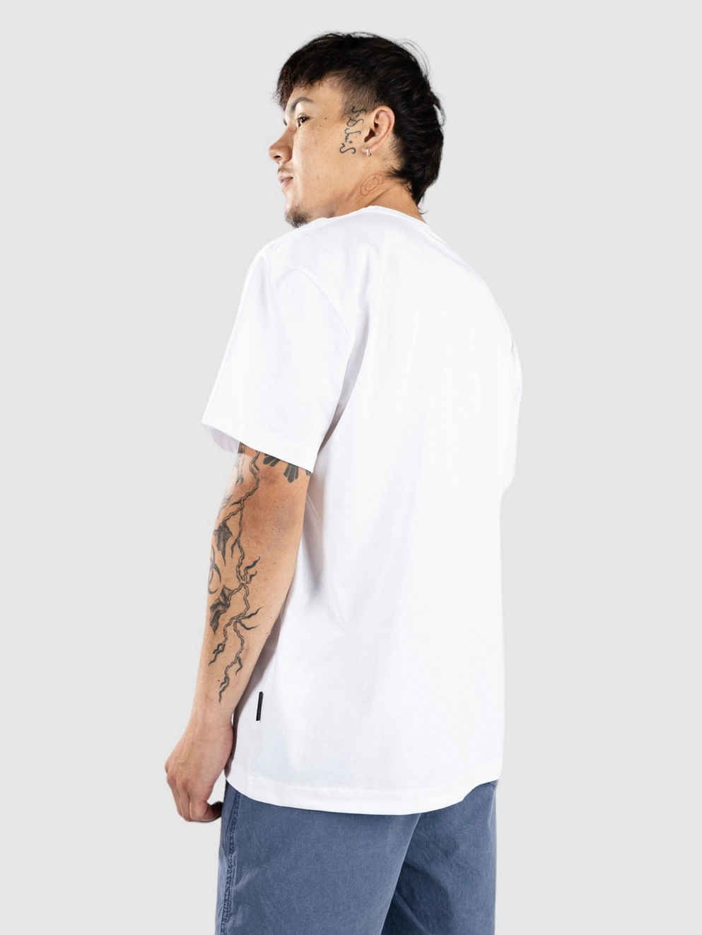 Cleptomanicx Carsharing T-Shirt white