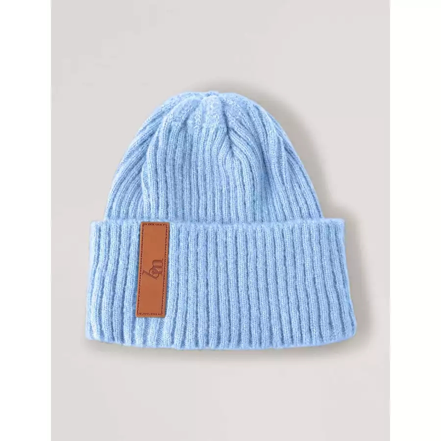 BabyMocs Mütze Vegan blau