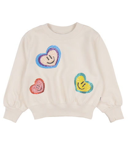 Molo Pullover - Marge - Pailletten Hearts