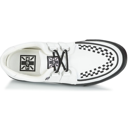 TUK - CREEPERS SNEAKERS - Blanc / Noir