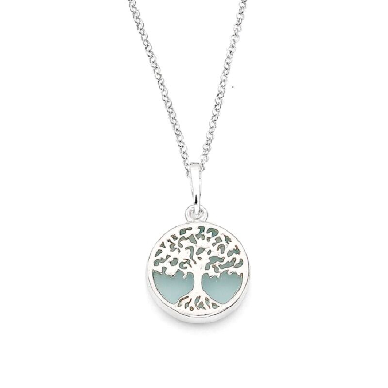 Collier Arbre Adam & Eve Calcedoine