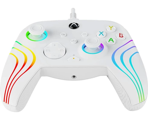 PDP Afterglow Wave Wired Controller - White