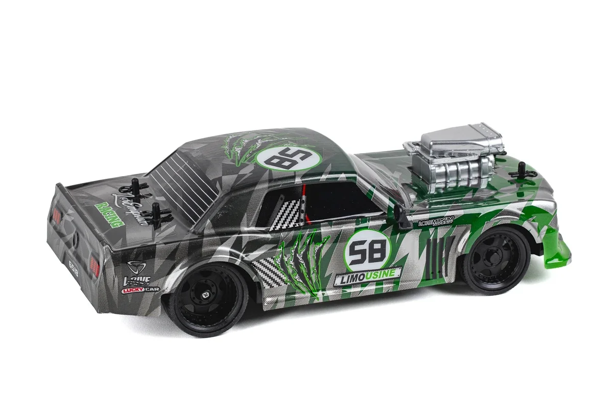 TEC-TOY - Extreme Racing R/C 1:16 2,4G 3,7V Li-ion - Grøn