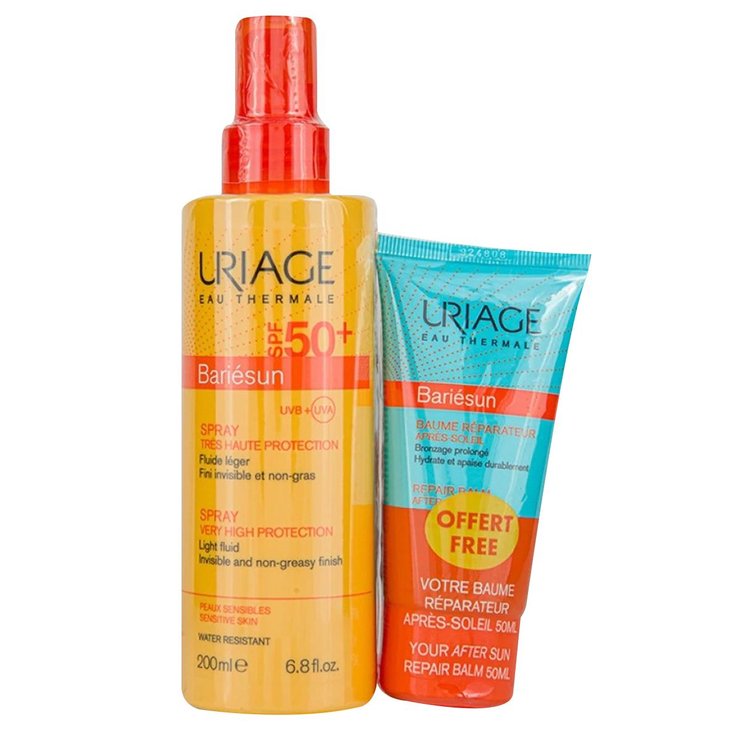 Bariesun spray SPF50+ 200ml + baume réparateur offert