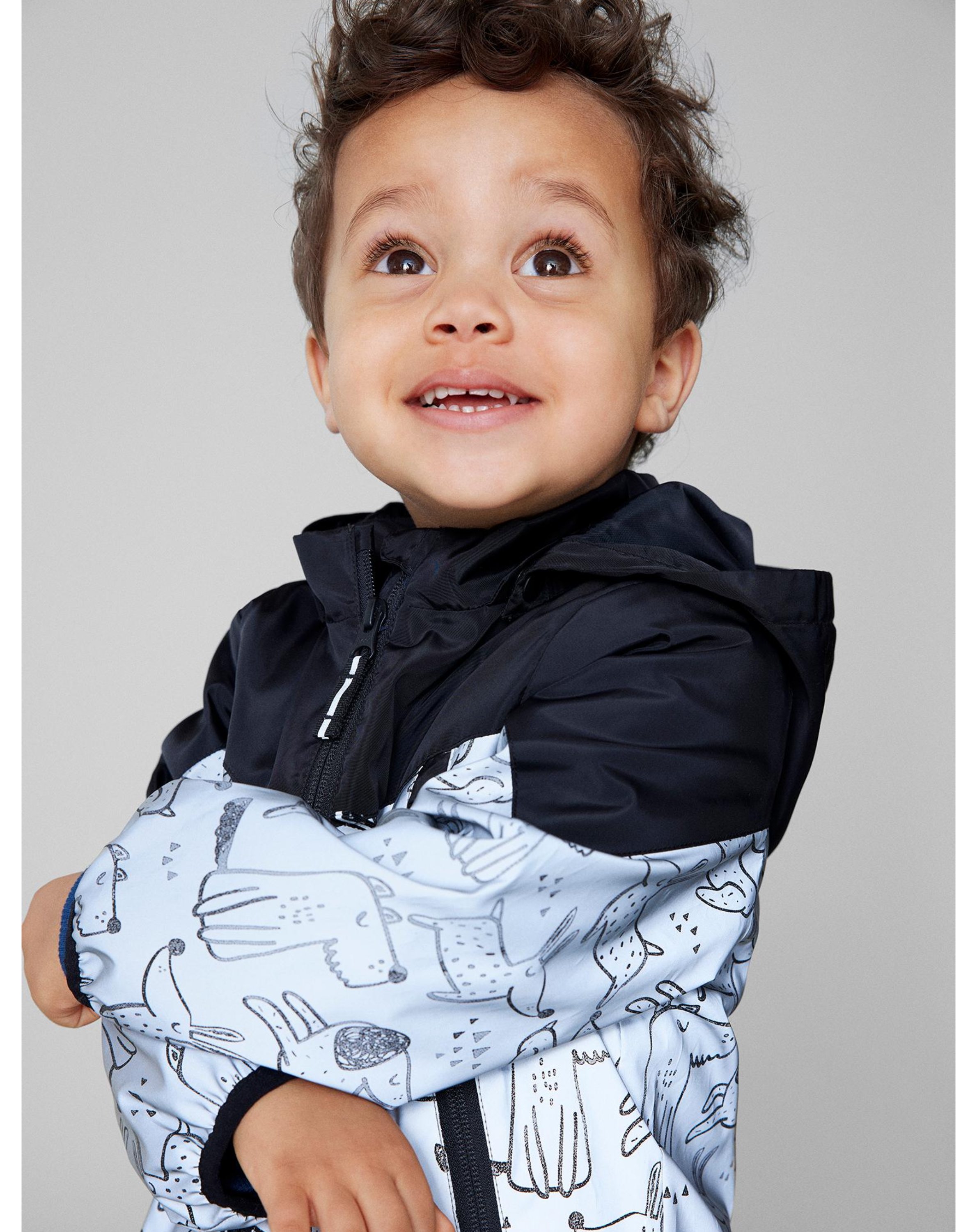 Jacke NMMMIKKI REFLECTIVE in black