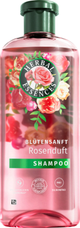 Herbal Essences Shampoo Blütensanft Rosenduft, 350 ml