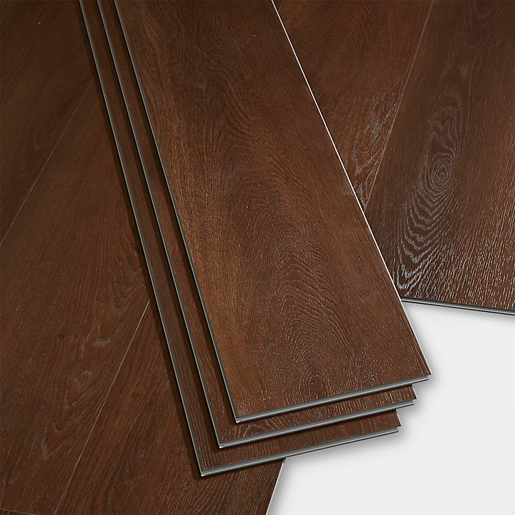 Lame PVC clipsable Gospel bois brun 22,8 x 122 cm GoodHome (vendue au carton)