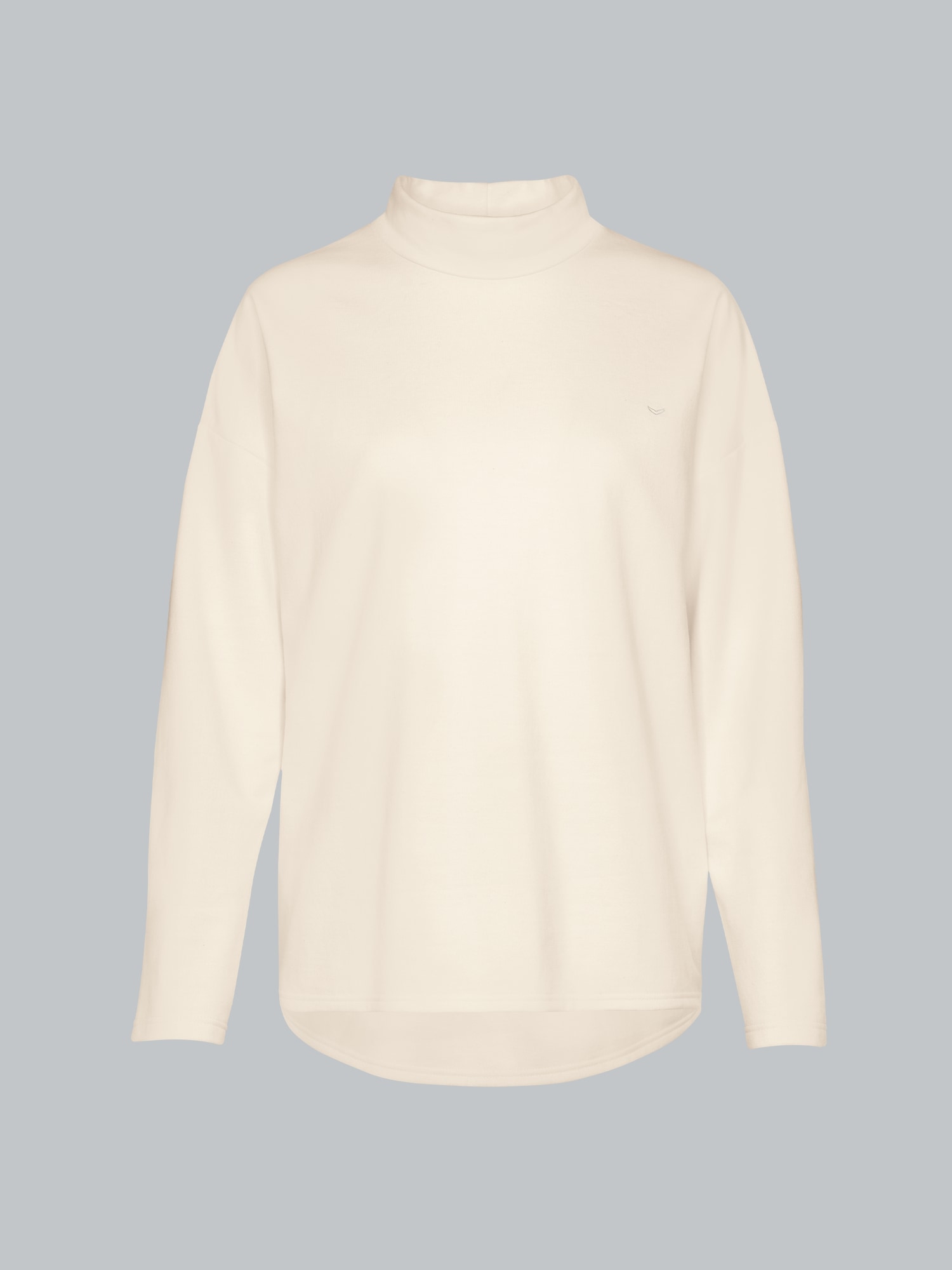 Sweatshirt mit Stehkragen Natur