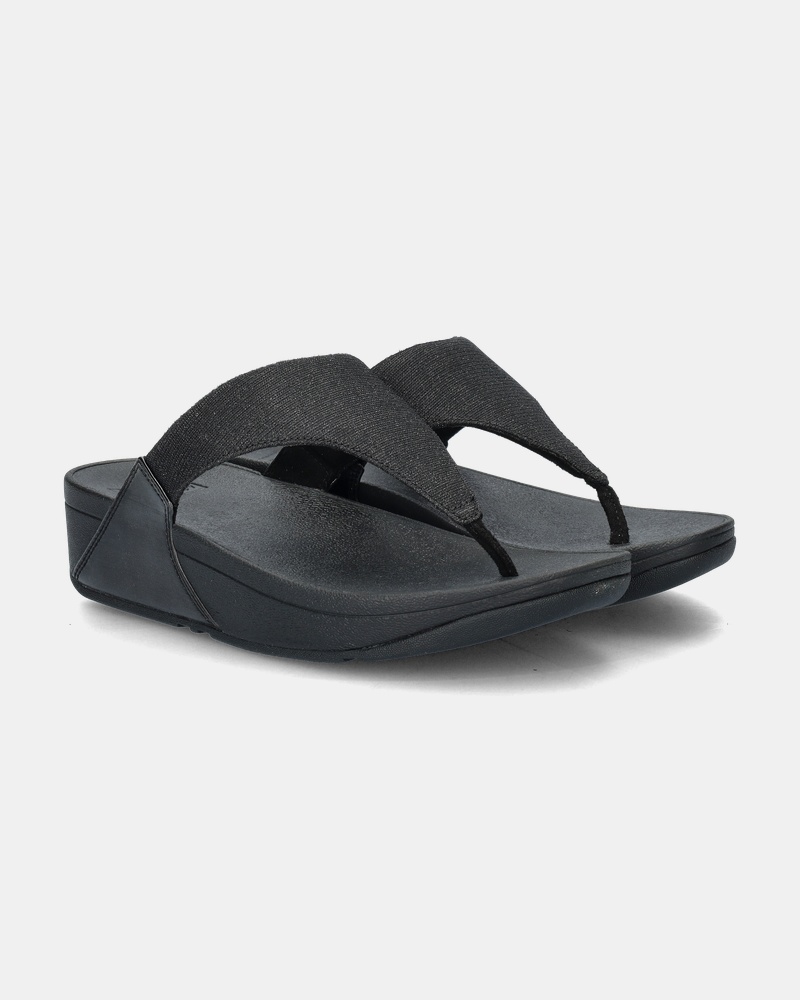 Fitflop Lulu Shimmer Lux Slippers  - zwart