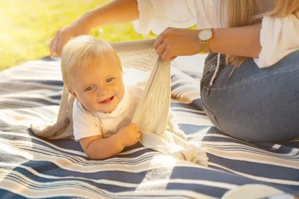 Sensillo BAMBOO BLANKET 100% 100X80CM MINT