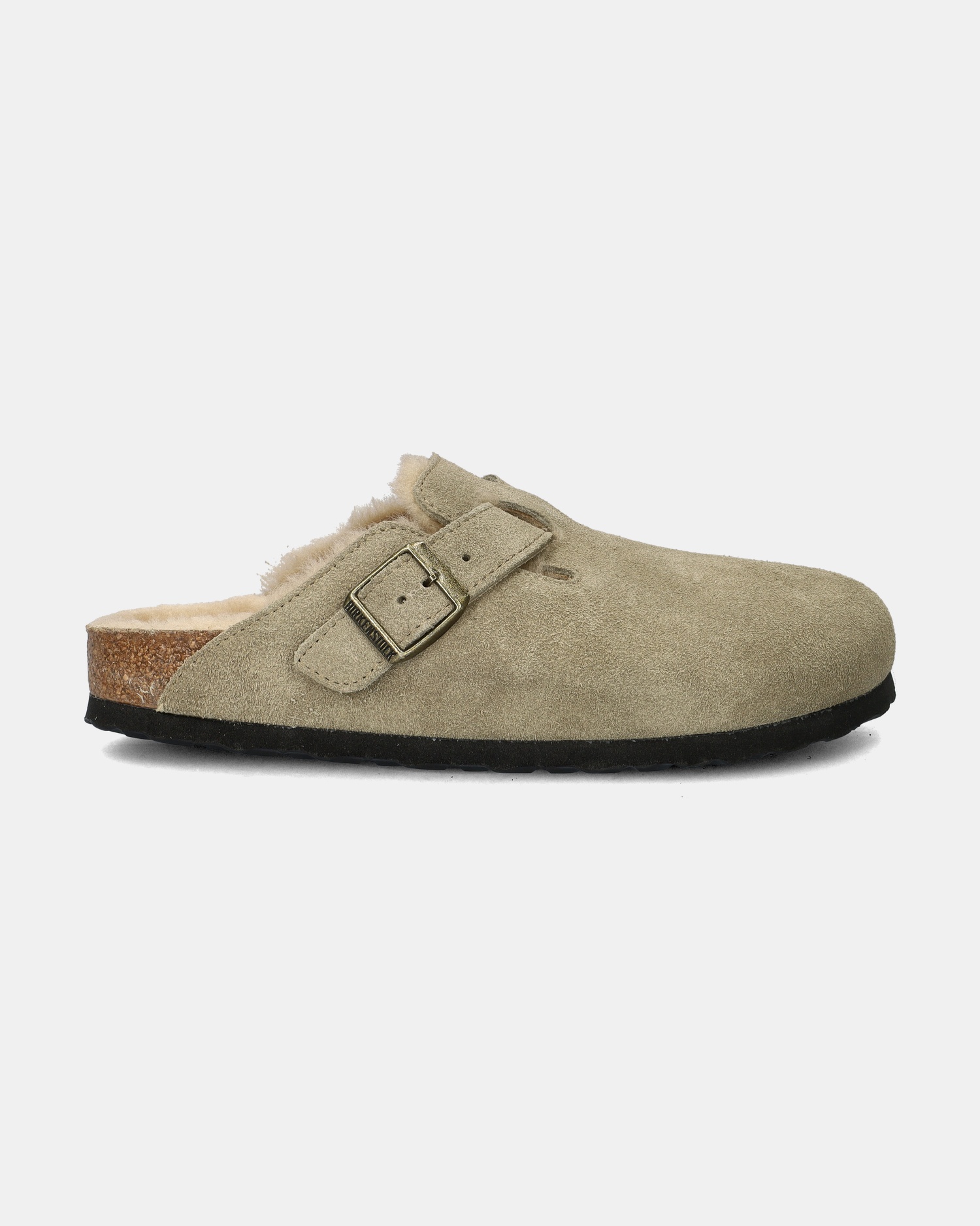Birkenstock Boston Shearling Instapschoenen  - bruin